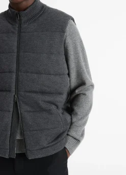 Merino Wool Full-Zip Vest