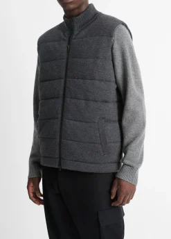 Merino Wool Full-Zip Vest