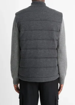 Merino Wool Full-Zip Vest