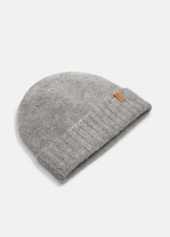 Merino Wool-Blend Bouclé Beanie