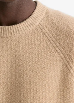 Micro-Bouclé Wool-Cashmere Sweater