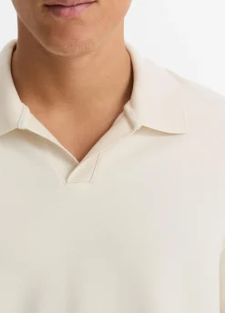 Milano Pima Cotton-Blend Johnny-Collar Shirt