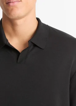 Milano Pima Cotton-Blend Johnny-Collar Shirt