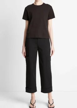 Pima Cotton Crew Neck T-Shirt