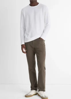Pima Cotton Piqué Long-Sleeve T-Shirt