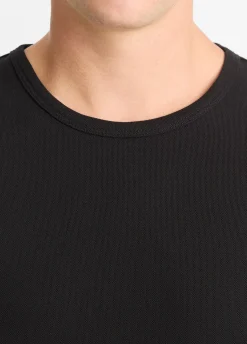 Pima Cotton Piqué Long-Sleeve T-Shirt
