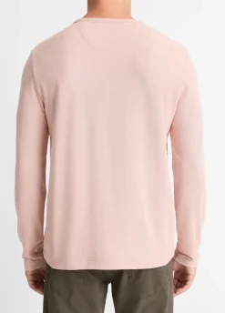 Pima Cotton Piqué Long-Sleeve T-Shirt