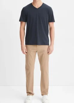 Pima Cotton V-Neck T-Shirt