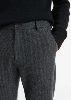 Pinstripe Italian Wool Trouser