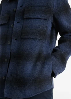 Plaid Splittable Shirt Jacket