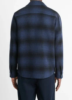 Plaid Splittable Shirt Jacket