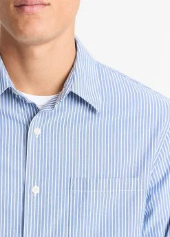 Playa Cotton Poplin Stripe Shirt