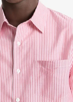 Playa Cotton Poplin Stripe Shirt