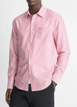 Playa Cotton Poplin Stripe Shirt