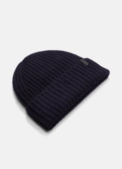 Plush Cashmere Chunky-Knit Beanie