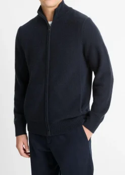 Plush Cashmere Full-Zip Sweater