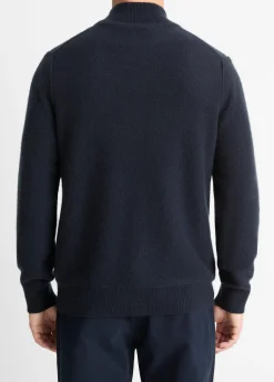 Plush Cashmere Full-Zip Sweater