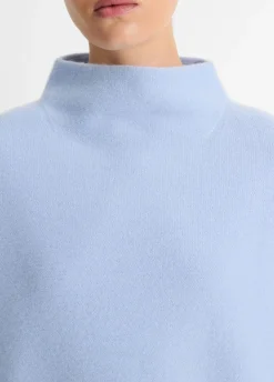 Plush Cashmere Funnel Neck Sweater