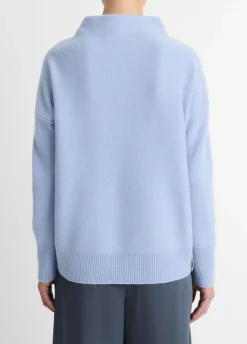 Plush Cashmere Funnel Neck Sweater