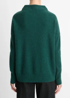 Plush Cashmere Funnel Neck Sweater