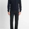 Plush Cashmere Johnny-Collar Polo