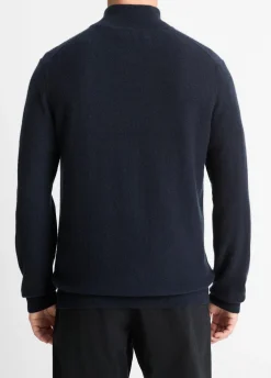 Plush Cashmere Quarter-Zip Sweater