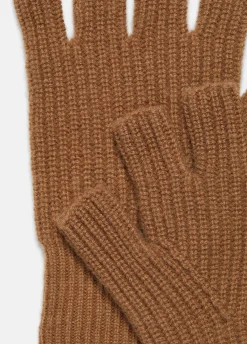 Plush Cashmere Rib-Knit Fingerless Glove