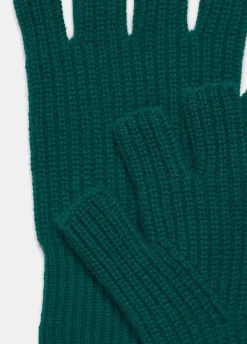 Plush Cashmere Rib-Knit Fingerless Glove