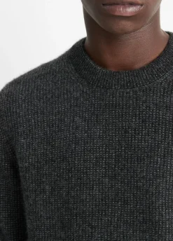 Plush Cashmere Thermal Crew Neck Sweater