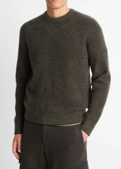 Plush Cashmere Thermal Crew Neck Sweater