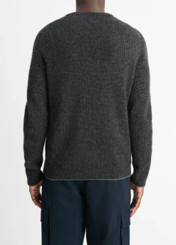 Plush Cashmere Thermal Crew Neck Sweater