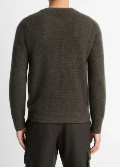 Plush Cashmere Thermal Crew Neck Sweater