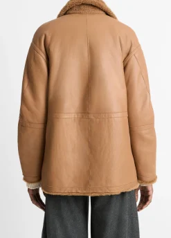 Reversible Plush Shearling Jacket