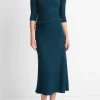 Ribbed Midi Skirt