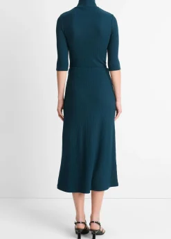 Ribbed Midi Skirt