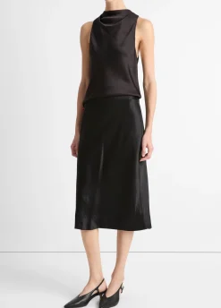 Satin Slip Skirt