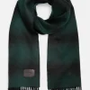 Shadow Plaid Double-Face Cashmere Scarf