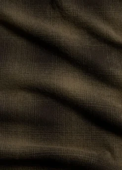 Shadow Plaid Double-Face Wool and Cashmere Scarf