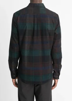 Sierra Plaid Cotton Corduroy Shirt