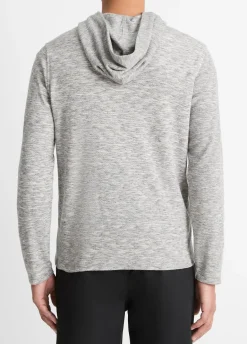 Space-Dye Cotton-Blend Hoodie