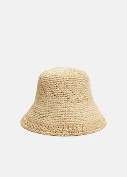 Straw Bucket Hat