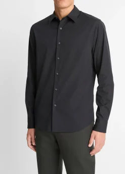 Stretch-Cotton Poplin Shirt