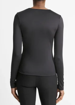 Stretch-Jersey Long-Sleeve T-Shirt