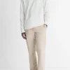 Sueded Jersey Long-Sleeve Pocket T-Shirt