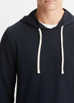Textured Cotton Hoodie