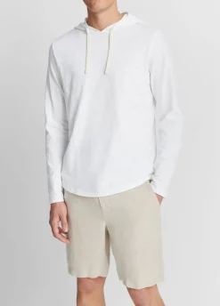 Textured Cotton Hoodie