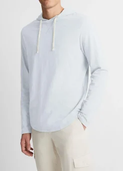 Textured Cotton Hoodie