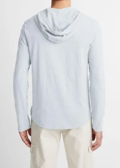 Textured Cotton Hoodie