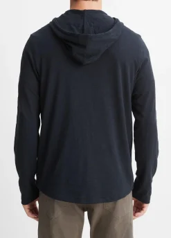 Textured Cotton Hoodie