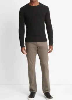 Thermal Long Sleeve Crew Neck Pullover